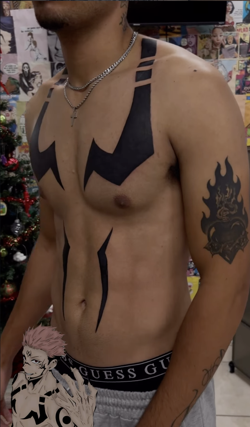 Anime inspired tattoo