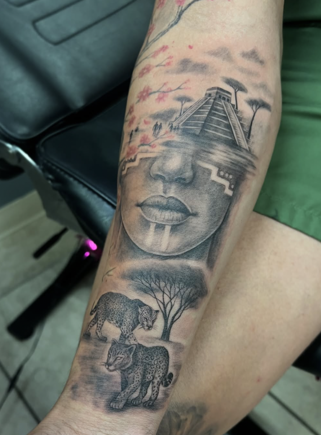 Fine line butterfly wings back piece